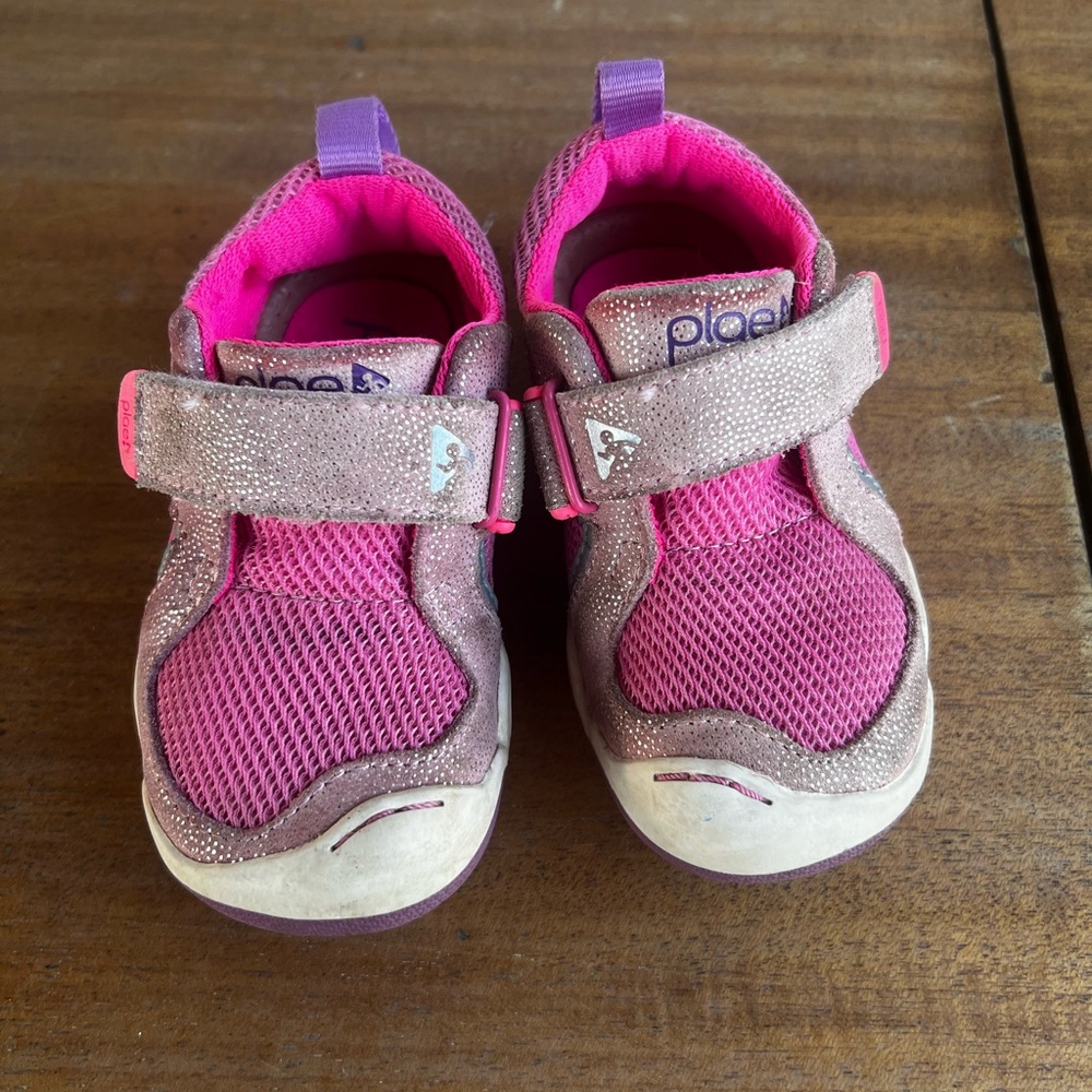 Plae Toddler Shoes - Pink and Purple